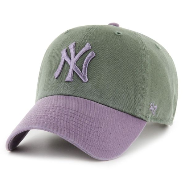 47 Brand Strapback Cap - CLEAN UP New York Yankees moss
