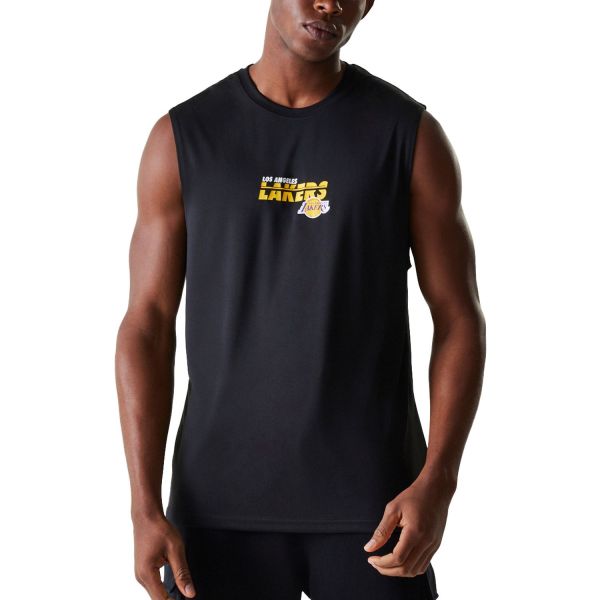 New Era Tank Top Shirt - ESSENTIALS Los Angeles Lakers