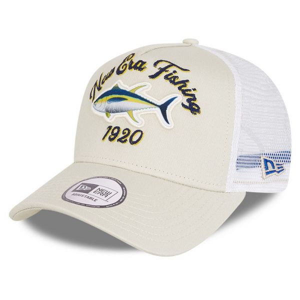 New Era A-Frame Trucker Cap - OUTDOOR Fishing stone beige