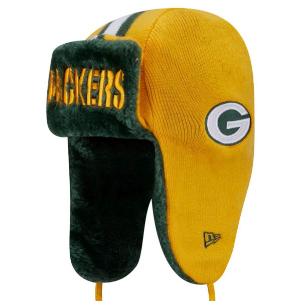 New Era Wintermütze FESTIVE TRAPPER - Green Bay Packers