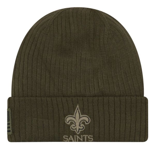 New Era Salute to Service Knit Beanie - New Orleans Saints