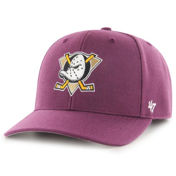47 Brand Low Profile Snapback Cap ZONE Anaheim Ducks purple