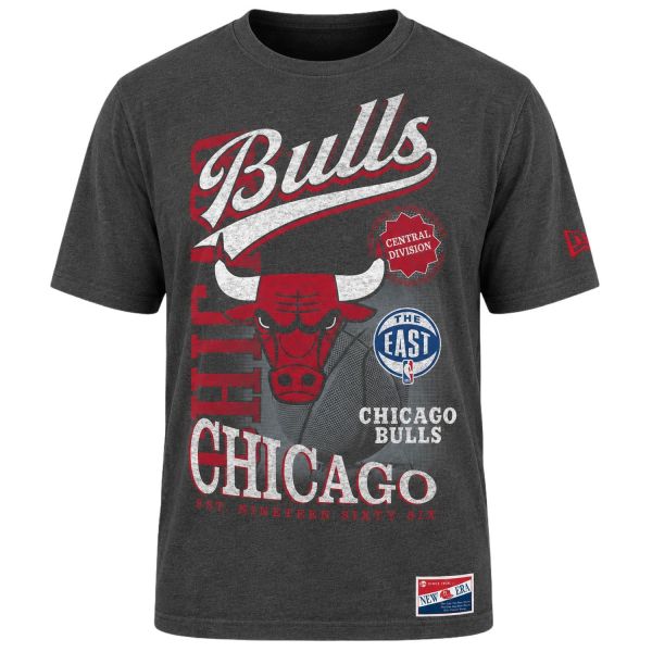 New Era NBA Shirt - GRAPHICS Chicago Bulls schwarz