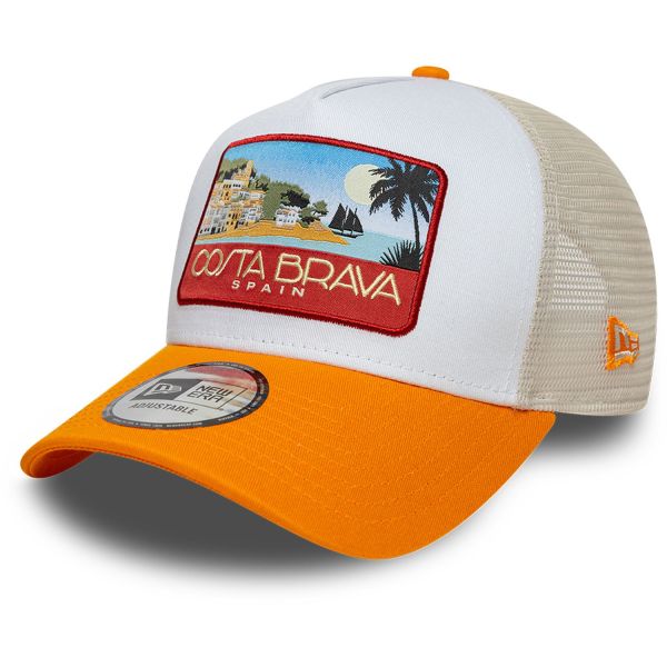 New Era A-Frame Mesh Trucker Cap - COSTA BRAVA Spain