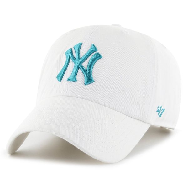 47 Brand Strapback Cap - CLEAN UP New York Yankees white