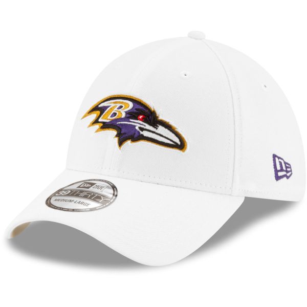 New Era 39Thirty Stretch Cap - NFL Baltimore Ravens white