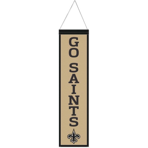 New Orleans Saints SLOGAN NFL Wool Banner 80x20cm