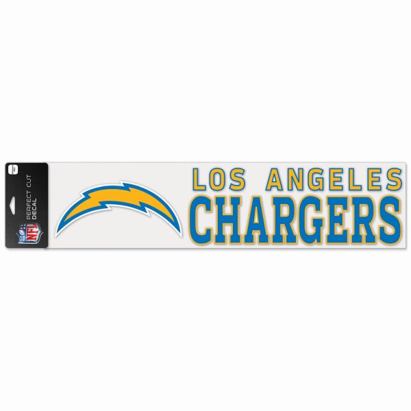 NFL Perfect Cut XXL Autocollant 10x40cm Los Angeles Chargers