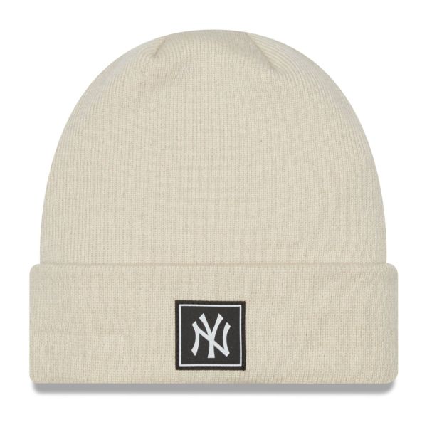 New Era Winter CUFF Beanie - New York Yankees stone