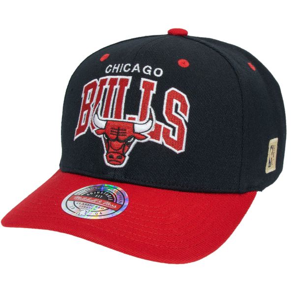 M&N Stretch Snapback Classic Red Cap - Chicago Bulls schwarz