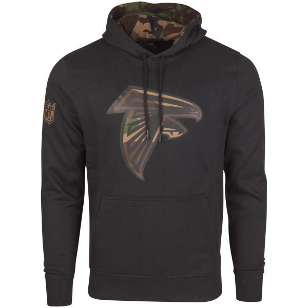 New Era Fleece Hoody - NFL Atlanta Falcons noir / camo