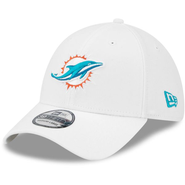 New Era 39Thirty Stretch Cap - NFL Miami Dolphins white