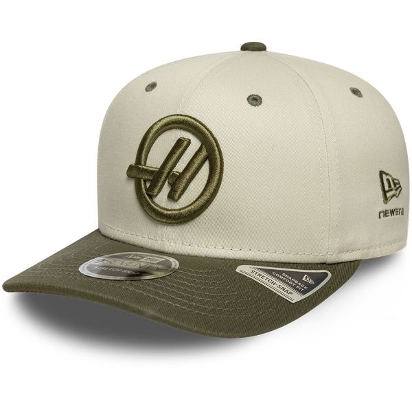 New Era 9Seventy Stretch Snapback Cap - F1 HAAS ivory beige