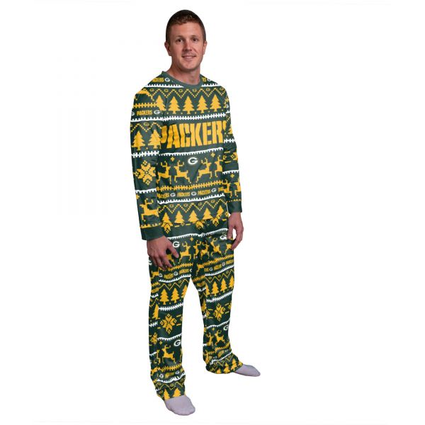 NFL Winter XMAS Pyjama Schlafanzug - Green Bay Packers