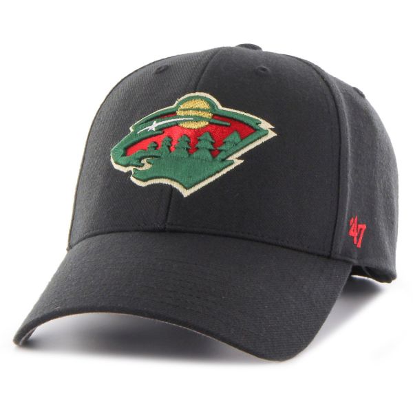 47 Brand Adjustable Cap - NHL Minnesota Wild schwarz