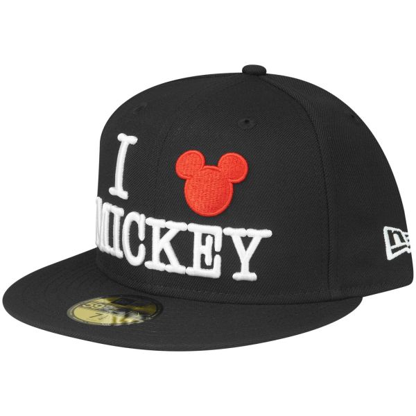 New Era 59Fifty Fitted Cap - I LOVE Mickey Mouse noir