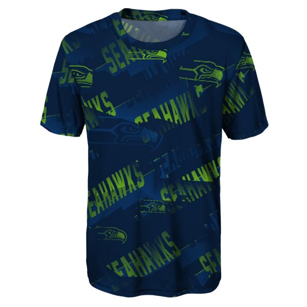 NFL Dri-Tek Kids Shirt - NOISE Seattle Seahawks
