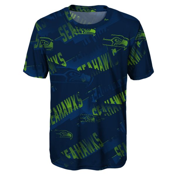 NFL Dri-Tek Enfants Shirt- NOISE Seattle Seahawks