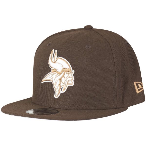 New Era 9Fifty Snapback Cap - WALNUT Minnesota Vikings brown