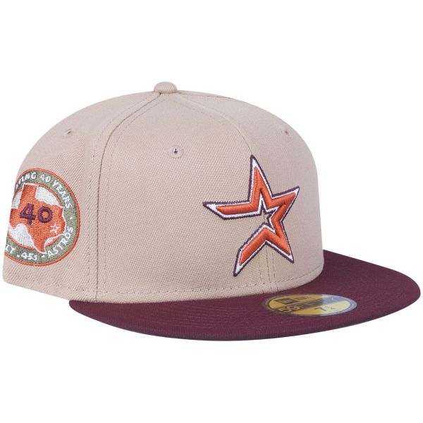 New Era 59Fifty Fitted Cap COOPERSTOWN Houston Astros camel