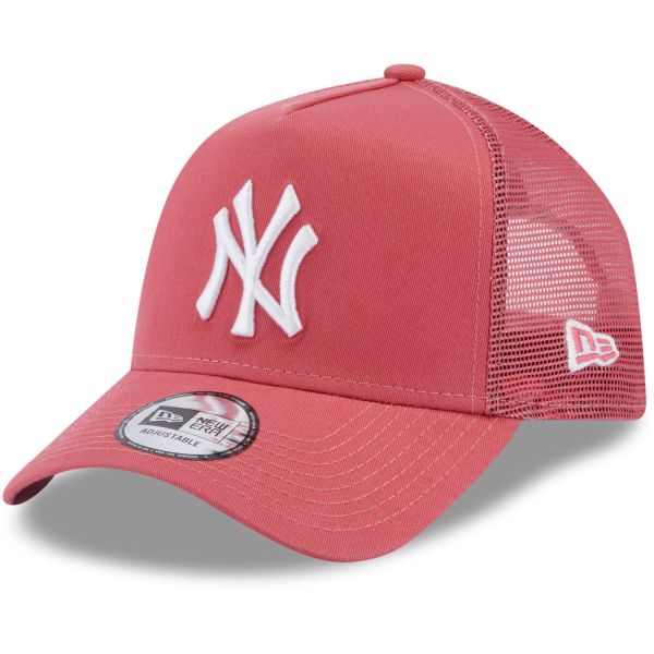 New Era Trucker Mesh Cap - New York Yankees litmus pink