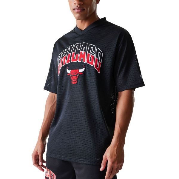 New Era Mesh Jersey Oversized Shirt - Chicago Bulls