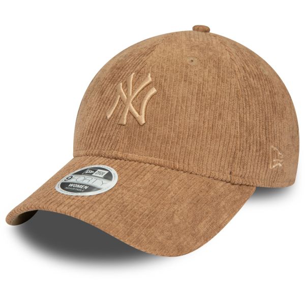 New Era 9Forty Women Cap - CORD New York Yankees ash brown