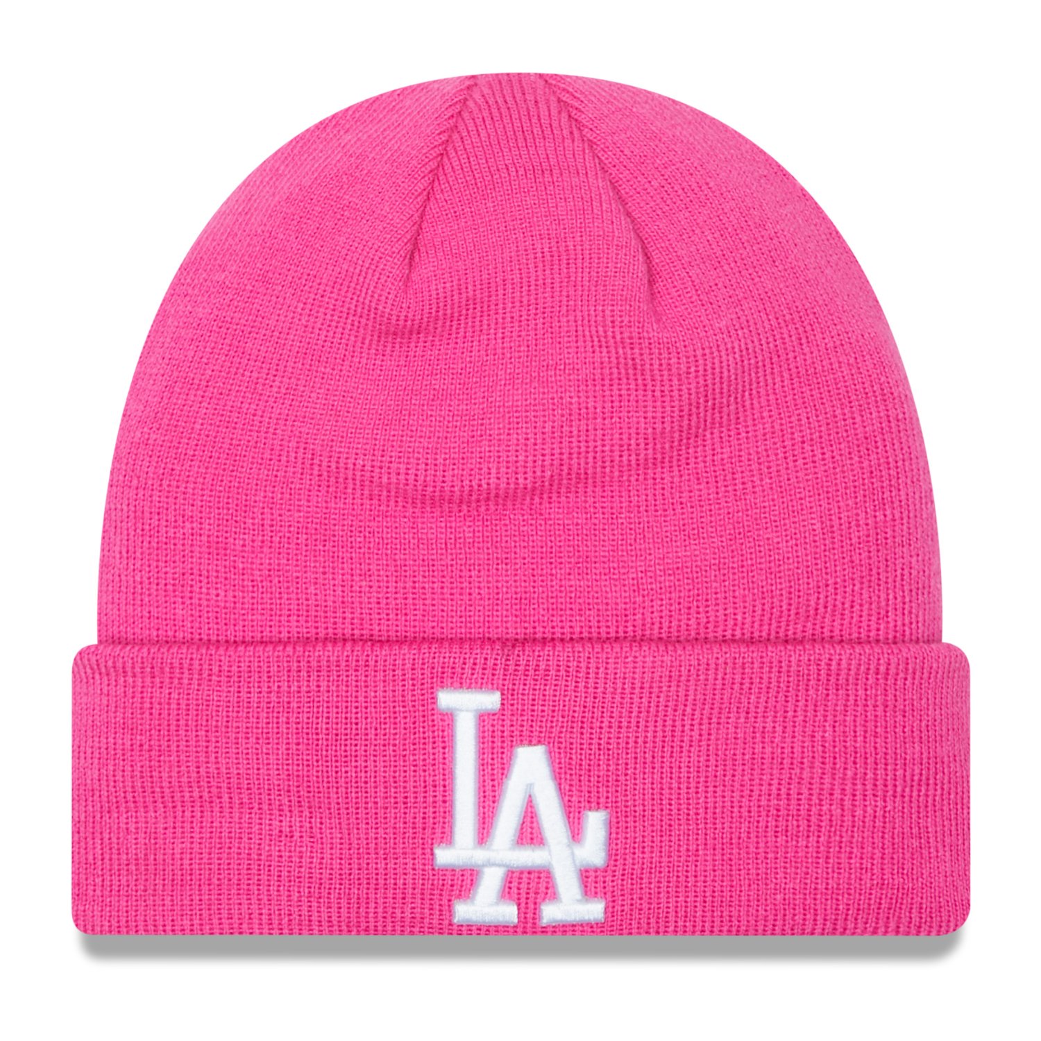 New Era Damen Wintermütze Cuff Beanie LA Dodgers pink 