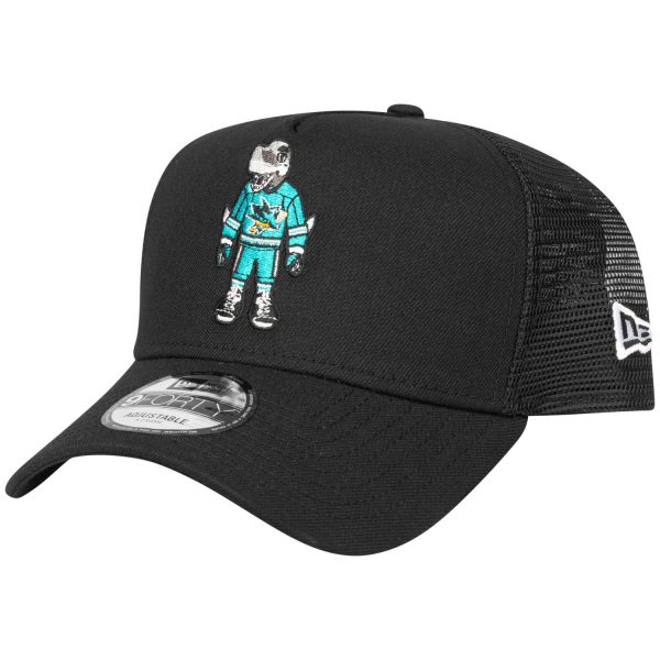 New Era Mesh Trucker Cap - MASCOT San Jose Sharks Sharkie