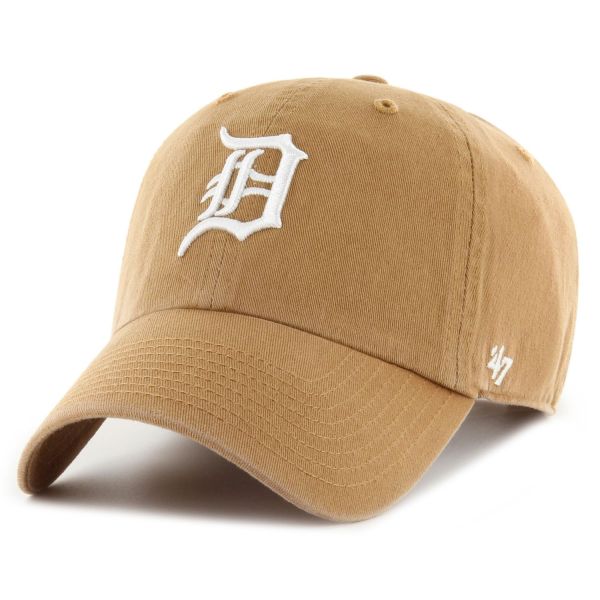 47 Brand Strapback Cap - CLEAN UP Detroit Tigers camel