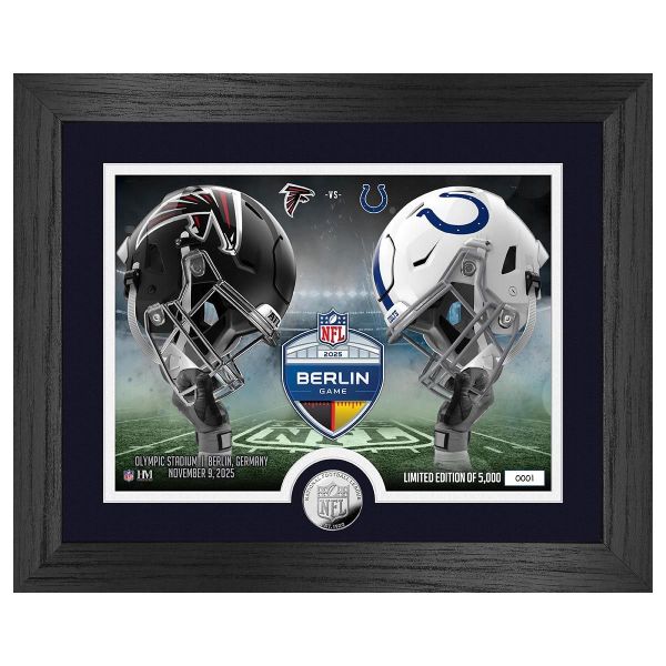 NFL Berlin Game 2025 Falcons vs. Colts Silver Coin Photo