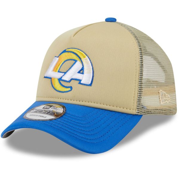 New Era 9Forty Snapback Trucker Cap - Los Angeles Rams beige