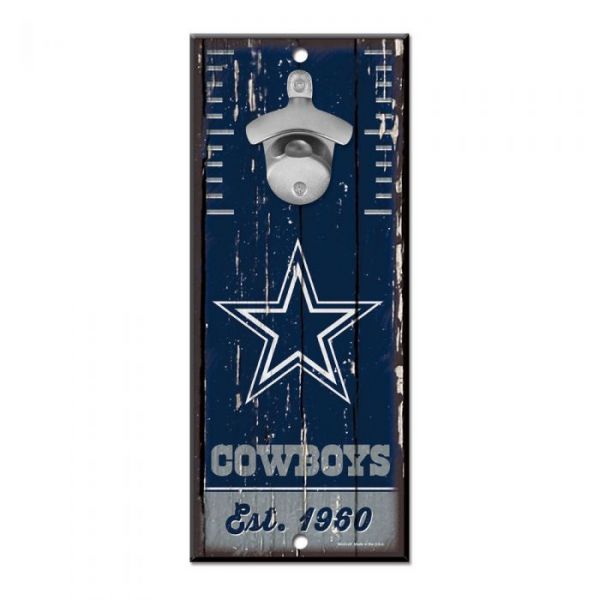 Wincraft BOTTLE OPENER Wood Sign - NFL Dallas Cowboys