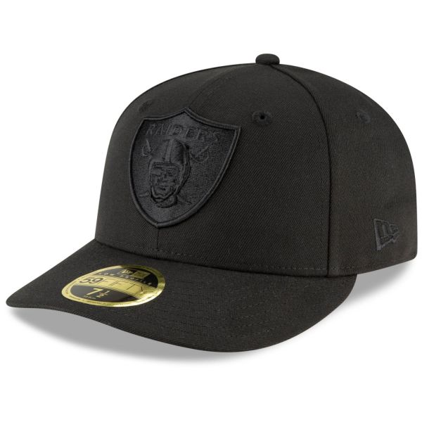 New Era 59Fifty Low Profile Cap - BLACK Las Vegas Raiders