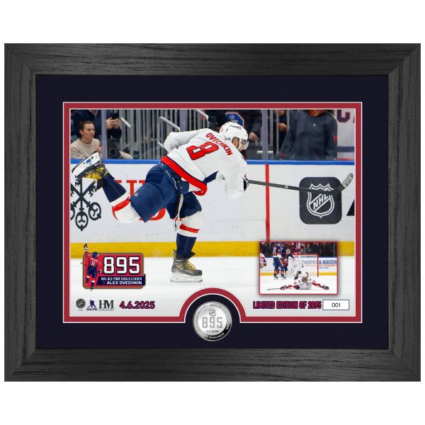 Alex Ovechkin 895 Goals Record NHL Coin Bild