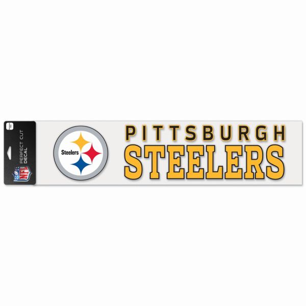 NFL Perfect Cut XXL Aufkleber 10x40cm Pittsburgh Steelers