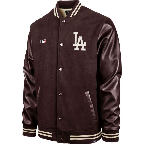 47 Brand College Jacket - HOXTON Los Angeles Dodgers maroon