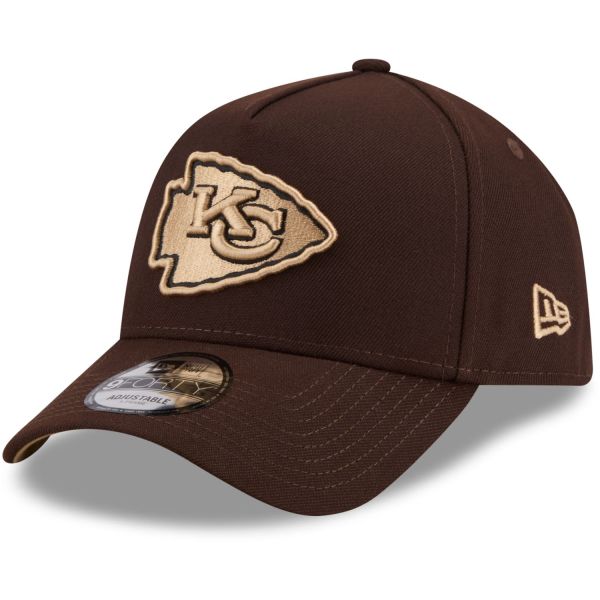 New Era 9Forty A-Frame Cap - Kansas City Chiefs burnt wood