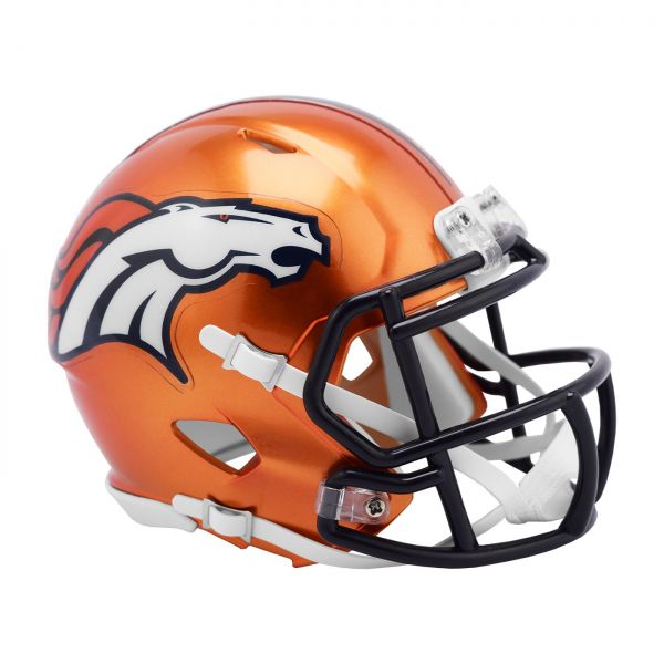 Riddell Speed Mini Football Helm - FLASH Denver Broncos