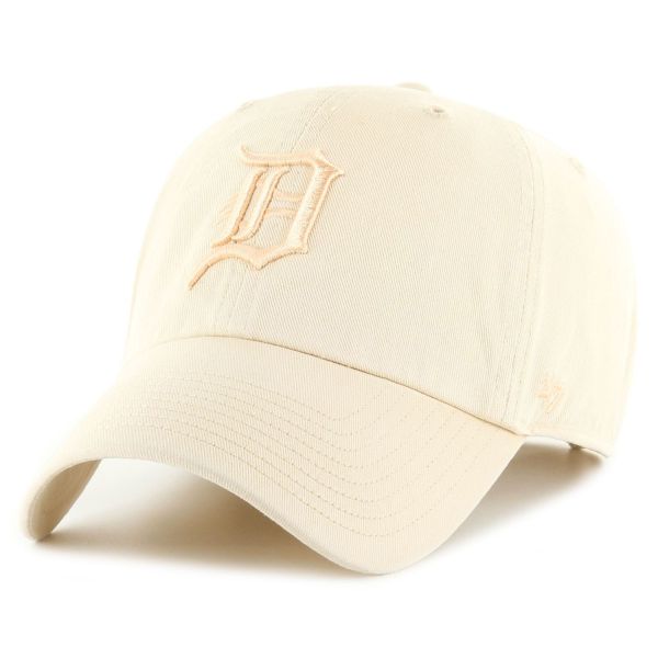 47 Brand Strapback Cap - CLEAN UP Detroit Tigers natural