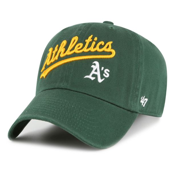 47 Brand Adjustable Cap CLEAN UP SCRIPT Oakland Athletics