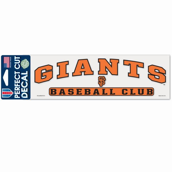 MLB Perfect Cut Aufkleber 8x25cm San Francisco Giants
