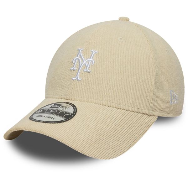 New Era 9Forty Strap Cap - SOFT CORD New York Mets beige