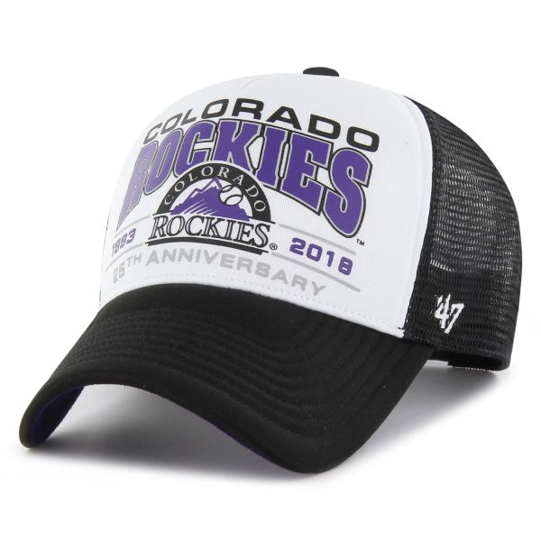 47 Brand Mesh Trucker Cap - FOAM CHAMP Colorado Rockies