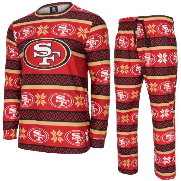NFL Winter XMAS Pyjama Set - San Francisco 49ers