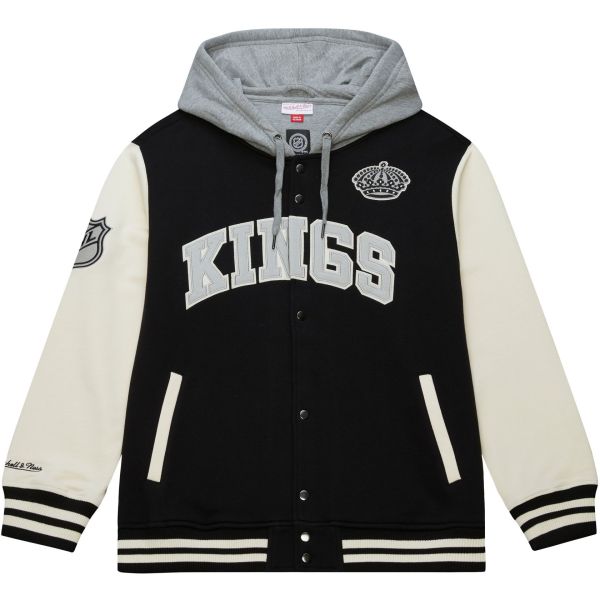 M&N Midweight Hooded Fleece Jacket - Los Angeles Kings