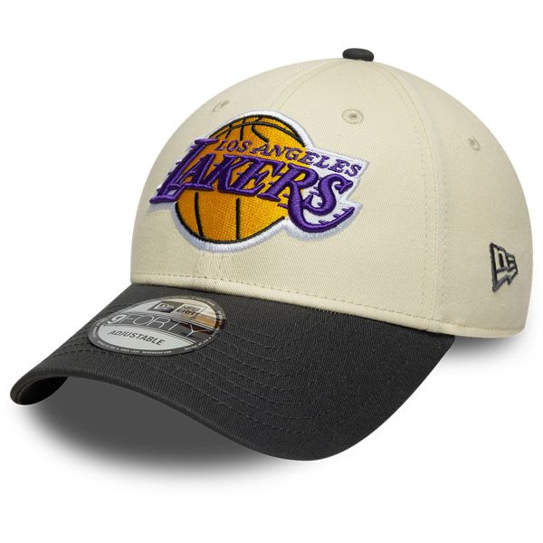 New Era 9Forty Strapback Cap - Los Angeles Lakers beige