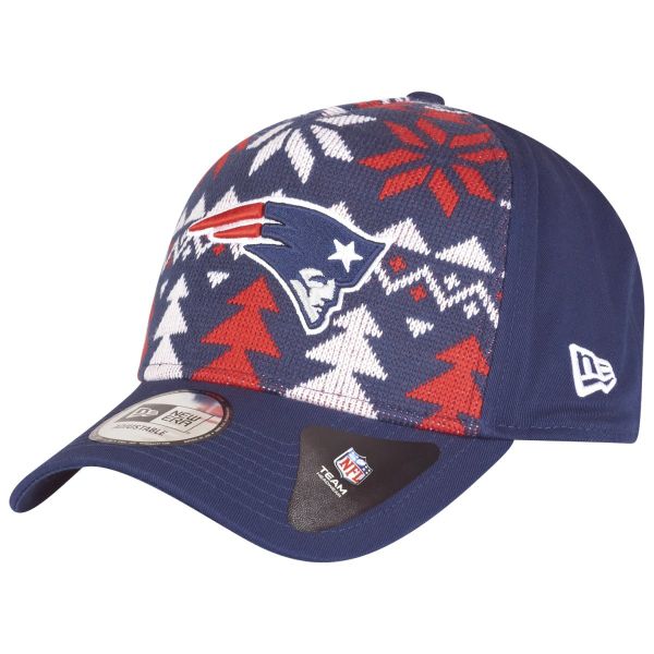 New Era Christmas Jumper Trucker Cap - New England Patriots