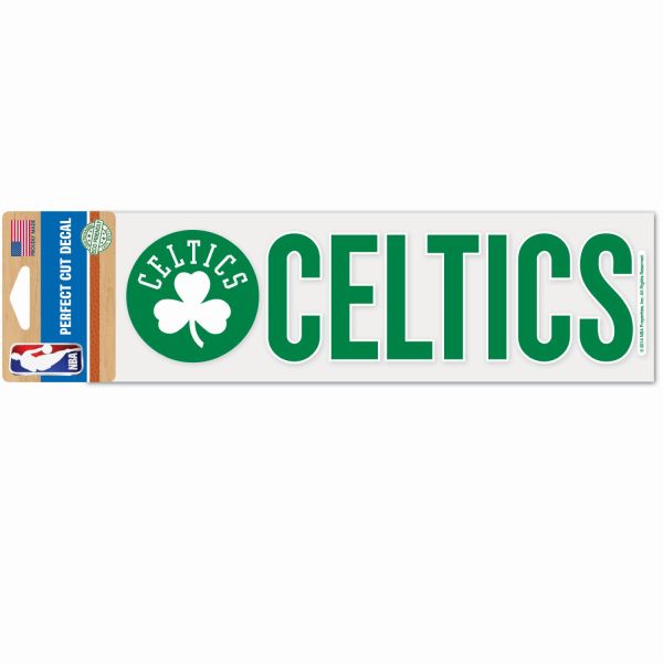 NBA Perfect Cut Autocollant 8x25cm Boston Celtics