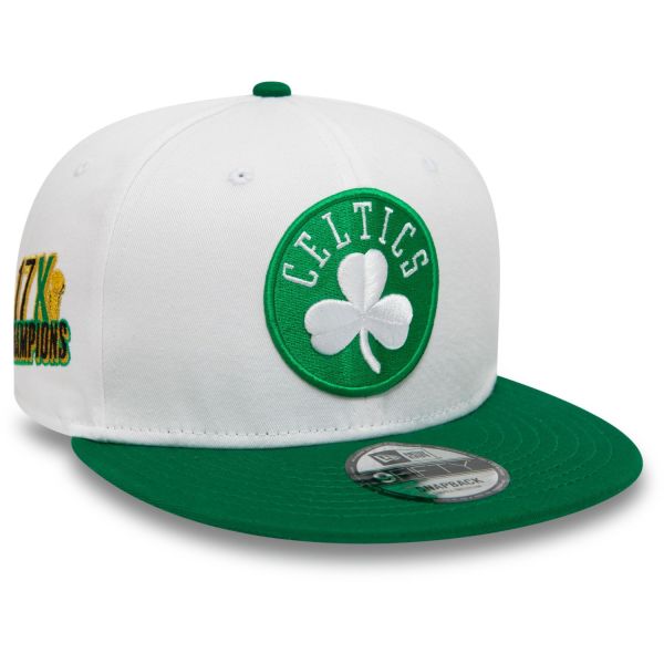 New Era 9Fifty Snapback Cap - SIDE PATCH Boston Celtics